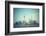 Panoramic View of Shanghai Skyline, China. Retro Style Image-Zoom-zoom-Framed Photographic Print