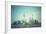 Panoramic View of Shanghai Skyline, China. Retro Style Image-Zoom-zoom-Framed Photographic Print