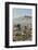 Panoramic view of skyline and downtown El Paso Texas looking toward Juarez, Mexico-null-Framed Photographic Print