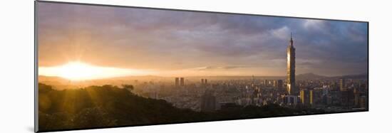Panoramic View of Taipei 101, Taipei, Taiwan-Michele Falzone-Mounted Photographic Print