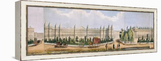 Panoramic view of the area around Regent's Park, London, 1831-Anon-Framed Premier Image Canvas