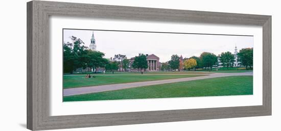 Panoramic View of the Campus of Dartmouth College in Hanover, New Hampshire-null-Framed Photographic Print