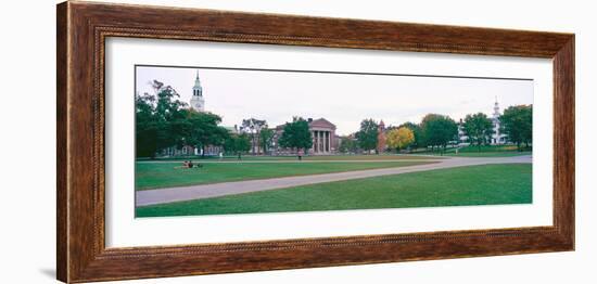 Panoramic View of the Campus of Dartmouth College in Hanover, New Hampshire-null-Framed Photographic Print