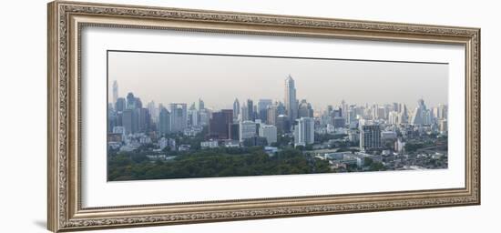 Panoramic View of the City Skyline from the Roofbar of the Sofitel So Hotel on North Sathorn Road-Lee Frost-Framed Photographic Print
