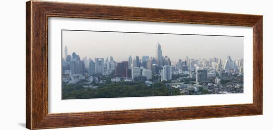 Panoramic View of the City Skyline from the Roofbar of the Sofitel So Hotel on North Sathorn Road-Lee Frost-Framed Photographic Print