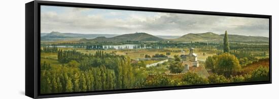 Panoramic View of the Ile-De-France, C. 1830-Théodore Rousseau-Framed Premier Image Canvas