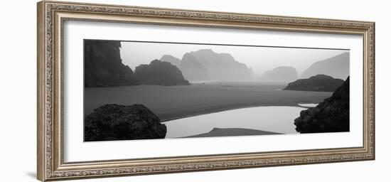 Panoramic View of the Ocean, Pacific Ocean, Bandon State Natural Area, Bandon, Oregon, USA-null-Framed Photographic Print