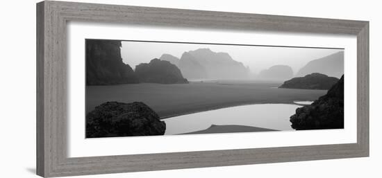 Panoramic View of the Ocean, Pacific Ocean, Bandon State Natural Area, Bandon, Oregon, USA-null-Framed Photographic Print