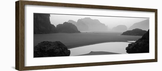 Panoramic View of the Ocean, Pacific Ocean, Bandon State Natural Area, Bandon, Oregon, USA-null-Framed Photographic Print