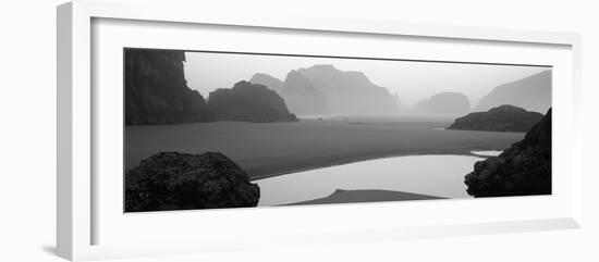 Panoramic View of the Ocean, Pacific Ocean, Bandon State Natural Area, Bandon, Oregon, USA-null-Framed Photographic Print