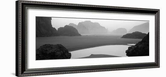 Panoramic View of the Ocean, Pacific Ocean, Bandon State Natural Area, Bandon, Oregon, USA-null-Framed Photographic Print