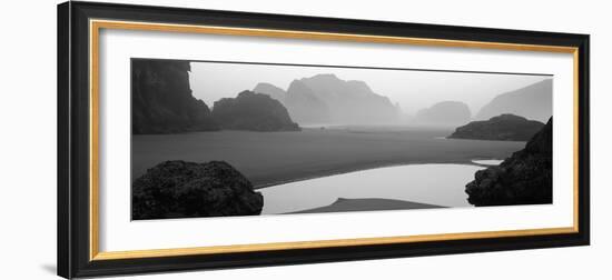 Panoramic View of the Ocean, Pacific Ocean, Bandon State Natural Area, Bandon, Oregon, USA-null-Framed Photographic Print