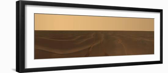 Panoramic View of the Plains of Meridiani on the Planet Mars-Stocktrek Images-Framed Photographic Print