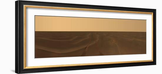 Panoramic View of the Plains of Meridiani on the Planet Mars-Stocktrek Images-Framed Photographic Print