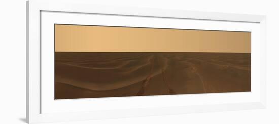 Panoramic View of the Plains of Meridiani on the Planet Mars-Stocktrek Images-Framed Photographic Print