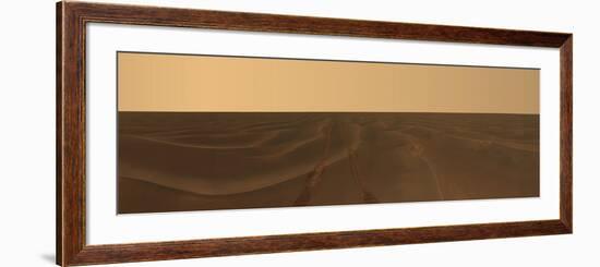 Panoramic View of the Plains of Meridiani on the Planet Mars-Stocktrek Images-Framed Photographic Print