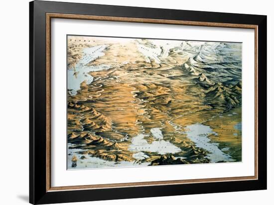 Panoramic View of the Whole Empire of Russia-Thomas Packer-Framed Giclee Print