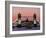 Panoramic view of Tower Bridge framing St. Paul's Cathedral, London, England-Charles Bowman-Framed Photographic Print