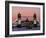 Panoramic view of Tower Bridge framing St. Paul's Cathedral, London, England-Charles Bowman-Framed Photographic Print