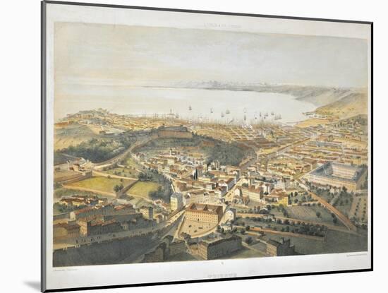 Panoramic View of Trieste-Bernardino di Betto Pinturicchio-Mounted Giclee Print