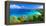 Panoramic View of Trunk Bay, St. John, USVI-George Oze-Framed Premier Image Canvas