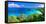 Panoramic View of Trunk Bay, St. John, USVI-George Oze-Framed Premier Image Canvas