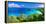 Panoramic View of Trunk Bay, St. John, USVI-George Oze-Framed Premier Image Canvas