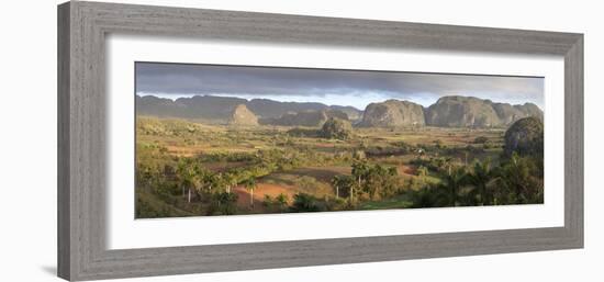 Panoramic View of Vinales Valley-Lee Frost-Framed Photographic Print