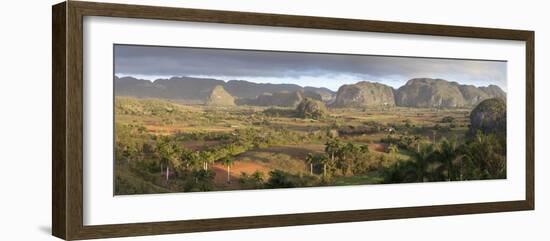 Panoramic View of Vinales Valley-Lee Frost-Framed Photographic Print