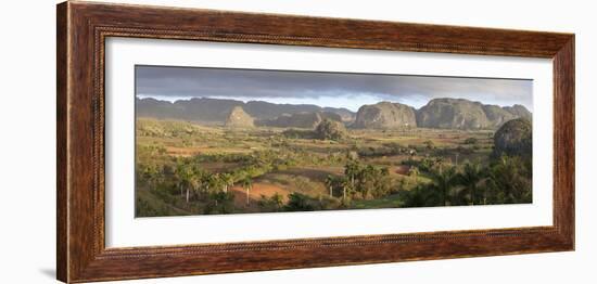 Panoramic View of Vinales Valley-Lee Frost-Framed Photographic Print