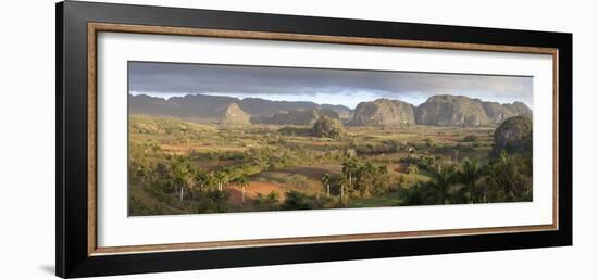 Panoramic View of Vinales Valley-Lee Frost-Framed Photographic Print