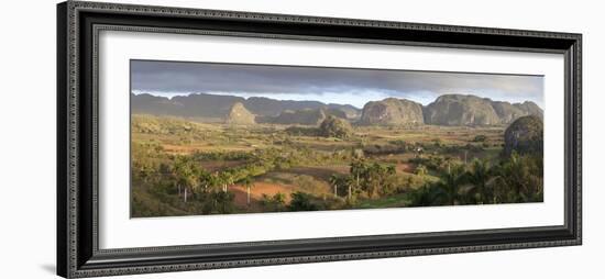 Panoramic View of Vinales Valley-Lee Frost-Framed Photographic Print