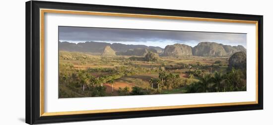 Panoramic View of Vinales Valley-Lee Frost-Framed Photographic Print