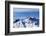 Panoramic View on Winter Mountains in Haze-BSANI-Framed Photographic Print