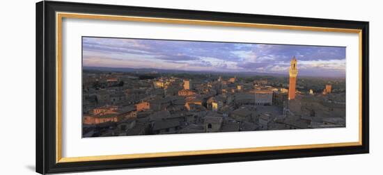 Panoramic View Over the City, Siena, Unesco World Heritage Site, Tuscany, Italy, Europe-Bruno Morandi-Framed Photographic Print