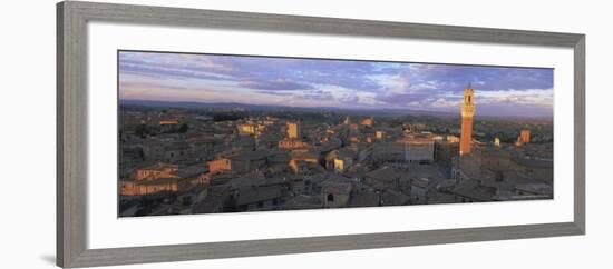 Panoramic View Over the City, Siena, Unesco World Heritage Site, Tuscany, Italy, Europe-Bruno Morandi-Framed Photographic Print