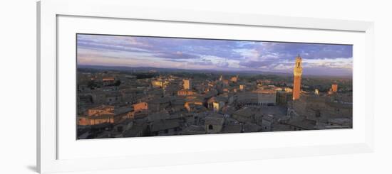 Panoramic View Over the City, Siena, Unesco World Heritage Site, Tuscany, Italy, Europe-Bruno Morandi-Framed Photographic Print