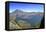 Panoramic View over the Lake Inside the Crater of Rinjani, Lombok, Indonesia-Mark Taylor-Framed Premier Image Canvas