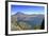 Panoramic View over the Lake Inside the Crater of Rinjani, Lombok, Indonesia-Mark Taylor-Framed Photographic Print