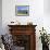 Panoramic View over the Lake Inside the Crater of Rinjani, Lombok, Indonesia-Mark Taylor-Framed Photographic Print displayed on a wall