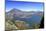 Panoramic View over the Lake Inside the Crater of Rinjani, Lombok, Indonesia-Mark Taylor-Mounted Photographic Print