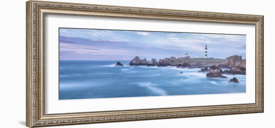 Panrama Ile D'Ouessant - Le Phare Du Creac'h-Philippe Manguin-Framed Photographic Print