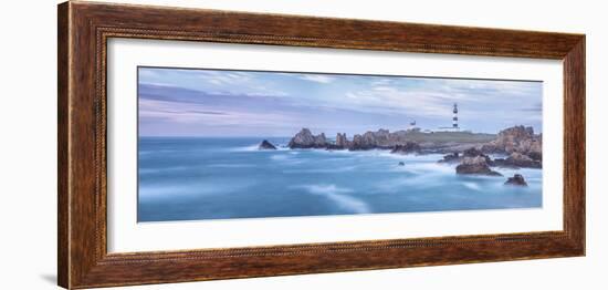 Panrama Ile D'Ouessant - Le Phare Du Creac'h-Philippe Manguin-Framed Photographic Print