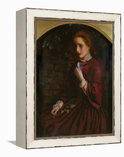 Pansies, C.1860-Arthur Hughes-Framed Premier Image Canvas