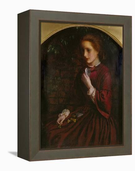 Pansies, C.1860-Arthur Hughes-Framed Premier Image Canvas