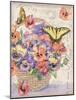 Pansies Folio-Julie Paton-Mounted Art Print