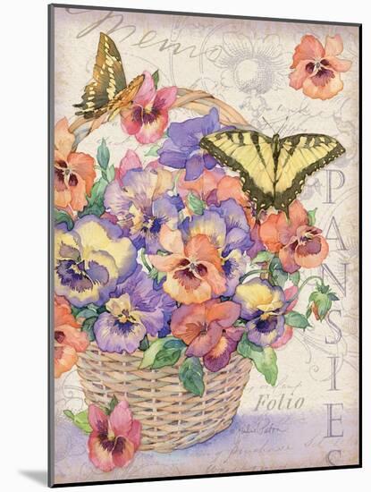 Pansies Folio-Julie Paton-Mounted Art Print