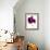 Pansies III-Julia McLemore-Framed Photographic Print displayed on a wall