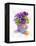 Pansies with Easter Eggs, 2014-John Keeling-Framed Premier Image Canvas