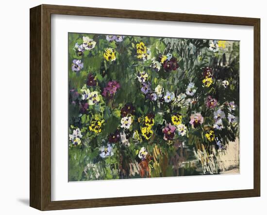 Pansies-Lilia Orlova Holmes-Framed Giclee Print